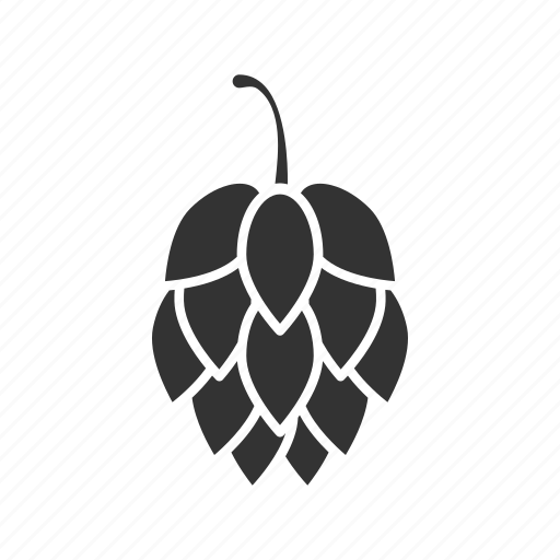 Ale, beer, brewing, cone, hop, hop cone, plant icon - Download on Iconfinder