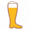 ale, beer, boot, brew, drink, glass