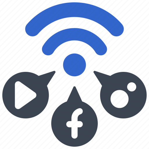Network, social media, advertisement, internet, wifi, connection, signal icon - Download on Iconfinder