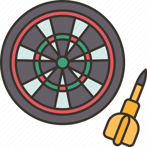 Dartboard, aiming, play, game, score icon - Download on Iconfinder