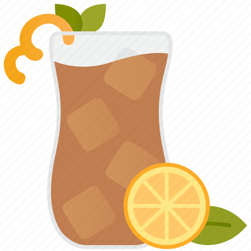 Beverage, drink, iced, lemon, tea icon - Download on Iconfinder