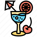 cocktail, glass, lemon, lime, margarita