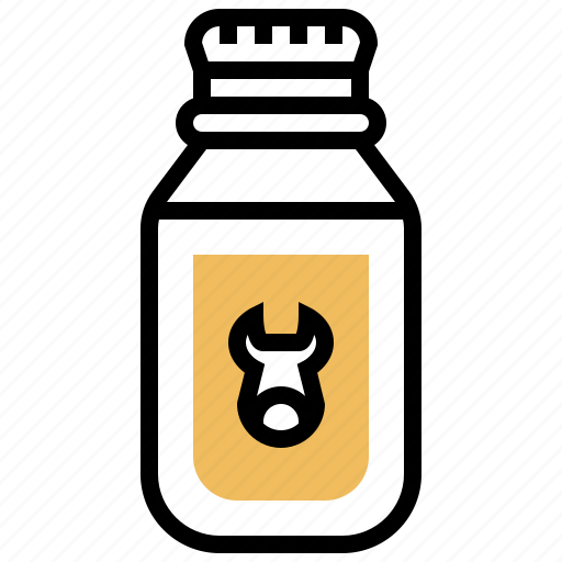 Bottle, calcium, dairy, milk, yogurt icon - Download on Iconfinder