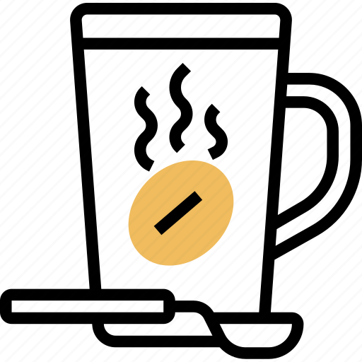 Coffee, mug, hot, caffeine, breakfast icon - Download on Iconfinder