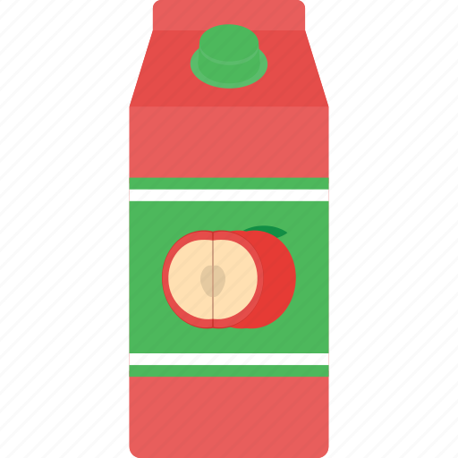 Apple, box, carton, juice, packaging, beverage, drink icon - Download on Iconfinder