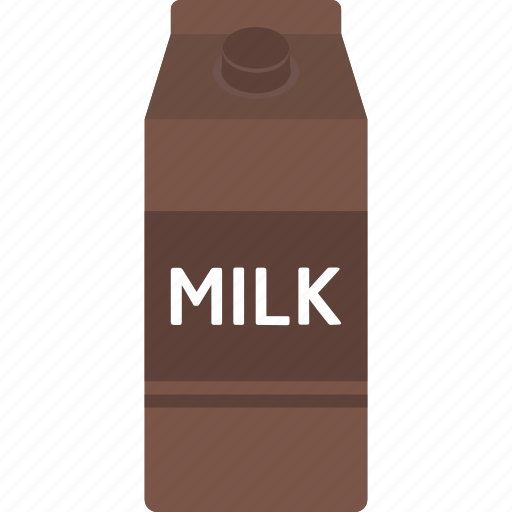 Box, carton, chocolate, milk, packaging, beverage, drink icon - Download on Iconfinder