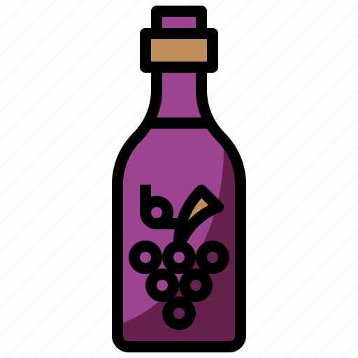 Beverage, bottle, drink, food, grape, restaurant, wine icon - Download on Iconfinder