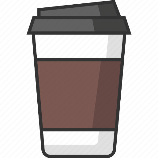 Beverage, coffee, cup, drink, packaging, glass, food icon - Download on Iconfinder