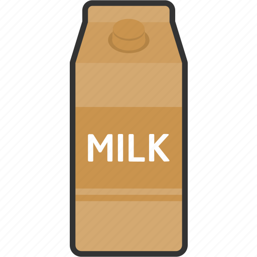 Box, milk, packaging, beverage, coffee, drink, food icon - Download on Iconfinder