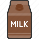 box, milk, packaging, beverage, chocolate, drink, food