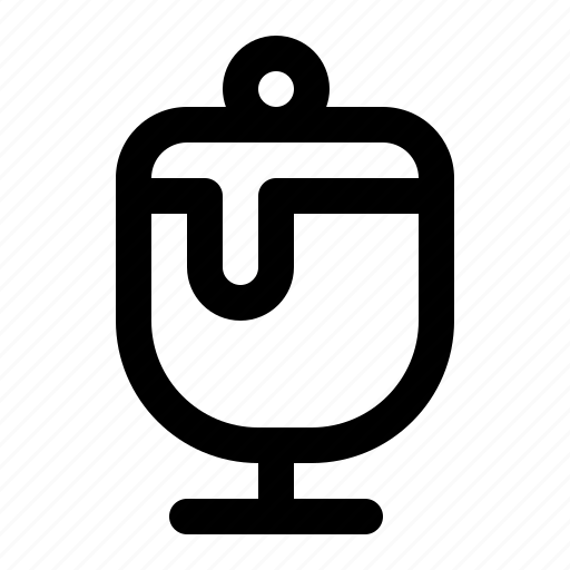 Beverage, cream, drink, glass, milkshake icon - Download on Iconfinder