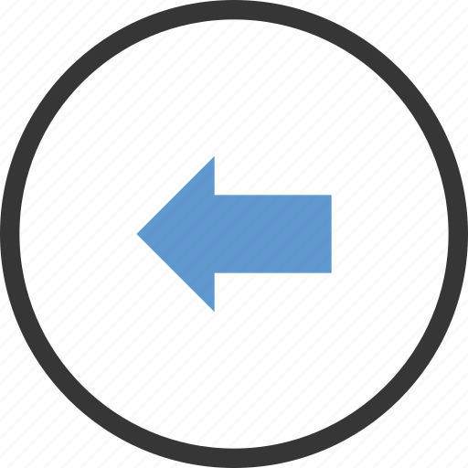 Circle, backward, arrow, previous icon - Download on Iconfinder