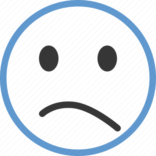 Emoticon, sad, face icon - Download on Iconfinder