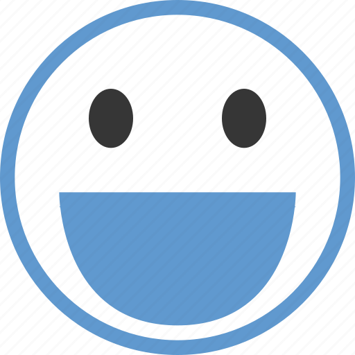 Emoticon, smile, laugh, face icon - Download on Iconfinder