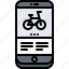 bicycle, bike, cyclist, purchase, shop, smartphone, tournament 