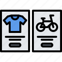 bicycle, bike, cyclist, purchase, shirt, shop, tournament