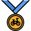award, bicycle, bike, cyclist, medal, tournament, win 