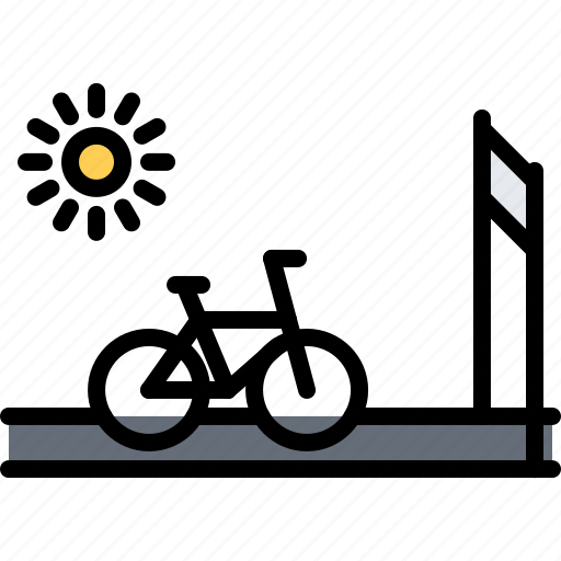 Bicycle, bike, cyclist, finish, tournament, track, way icon - Download on Iconfinder