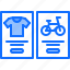 bicycle, bike, cyclist, purchase, shirt, shop, tournament 