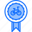 award, badge, bicycle, bike, cyclist, tournament, win 