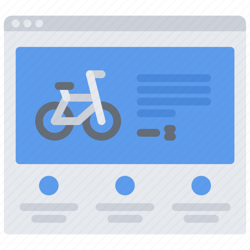 Bicycle, bike, cyclist, news, purchase, tournament, website icon - Download on Iconfinder