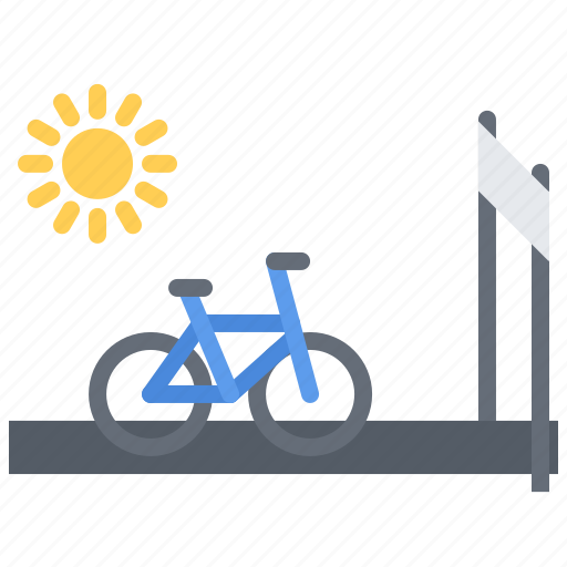 Bicycle, bike, cyclist, finish, tournament, track, way icon - Download on Iconfinder