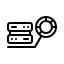 database, pie, chart, electronic, server, technology, network, big, data 
