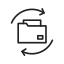 data refresh, repeat, restart, reload, loop, arrows, redo, recent 