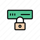database, lock, private, protection, storage 