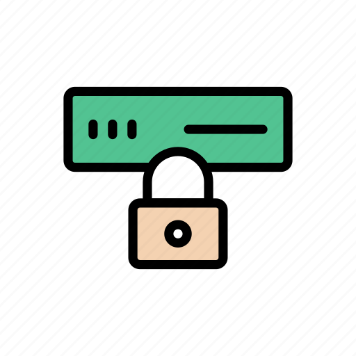 Database, lock, private, protection, storage icon - Download on Iconfinder