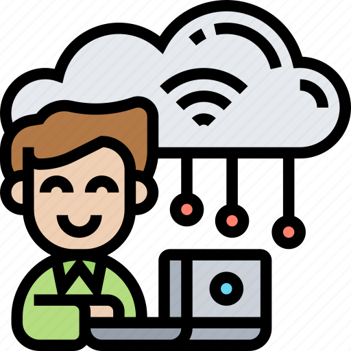 Cloud, storage, online, service, connect icon - Download on Iconfinder