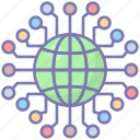 globe, global, world, data, distributed, network, database