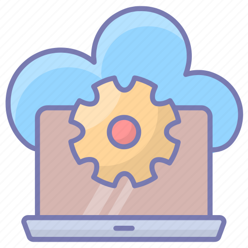 Server, cloud, computing, data, network, backup, laptop icon - Download on Iconfinder