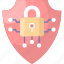 protection, shield, data, lock, security, safety, antivirus 