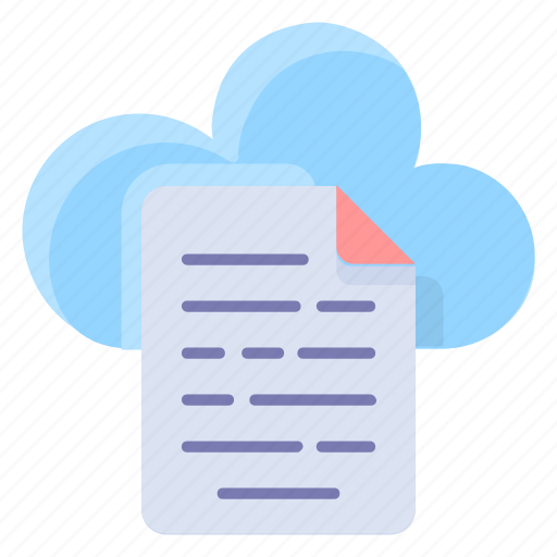 Document, cloud, file, access, network, web, public icon - Download on Iconfinder