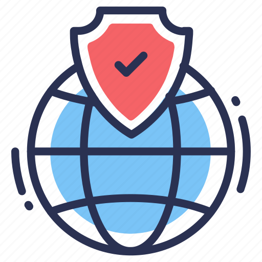 Global, web, internet, security, data, protection, lock icon - Download on Iconfinder