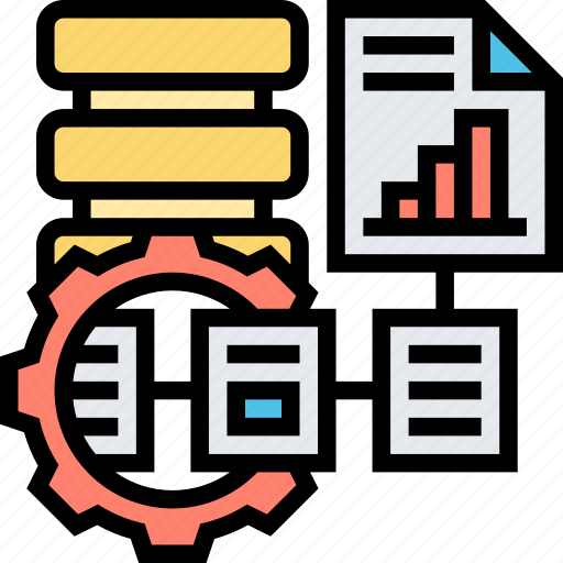 Data, aggregation, summary, management, database icon - Download on Iconfinder