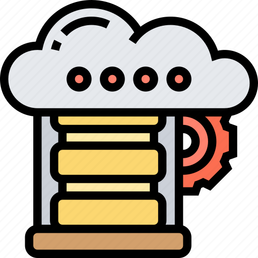 Database, management, hosting, cloud, server icon - Download on Iconfinder