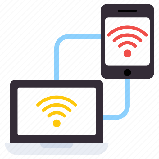 Wifi connection, wifi transfer, wireless connection, wifi rotation, wifi exchange icon - Download on Iconfinder
