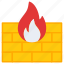 firewall, brick fire, brick burning, wall burning, data burning 