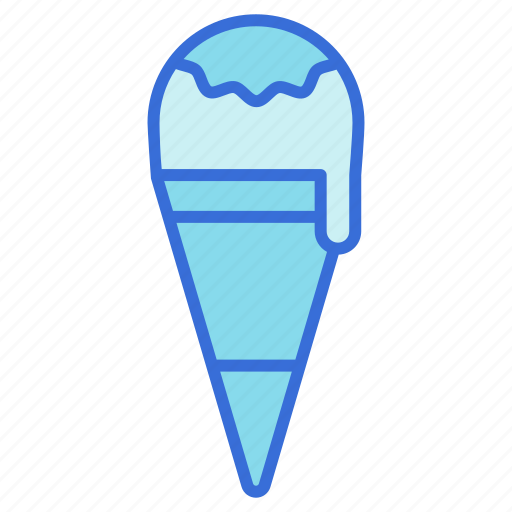 Cone, ice, ice cream, cream, dessert icon - Download on Iconfinder
