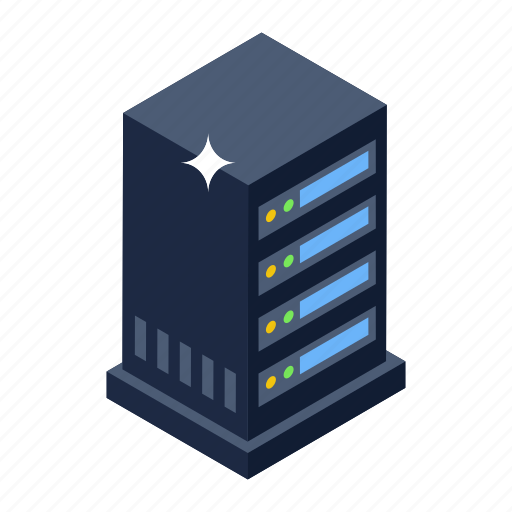 Dataserver, database, datacenter, big data center icon - Download on Iconfinder