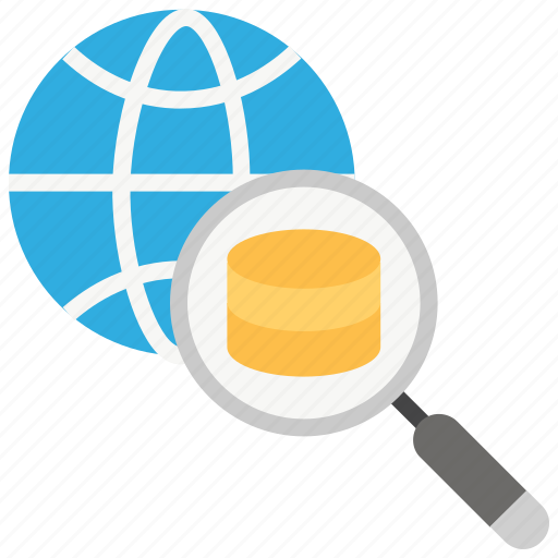 Bigdata, global data, query data, search database, seo, serach data icon - Download on Iconfinder
