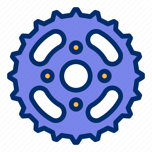 Bicycle, bike, chain, gear, sprocket icon - Download on Iconfinder