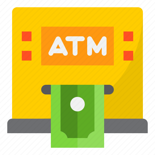 Atm, money, cash, machine, bank icon - Download on Iconfinder