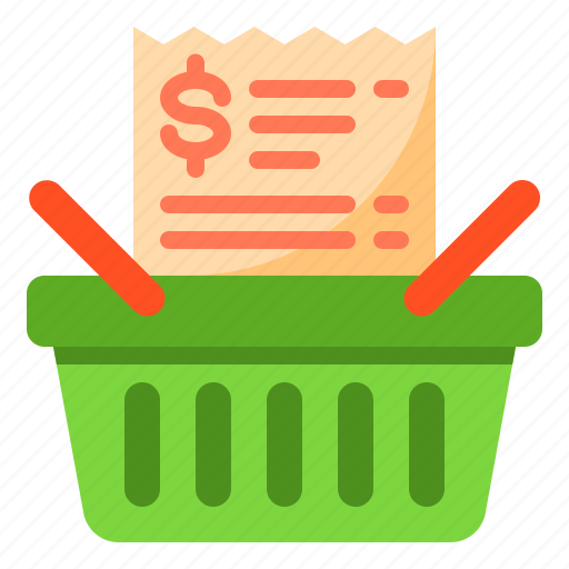 Bill, basket, payment, buy, shopping icon - Download on Iconfinder