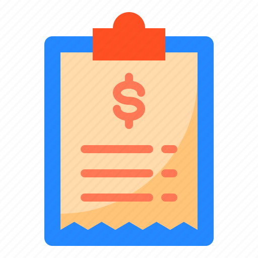 Bill, invoice, payment, receipt, clipboard icon - Download on Iconfinder