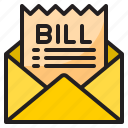 bill, payment, mail, email, envelope