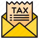 tax, mail, email, bill, envelope
