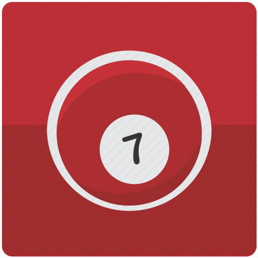 Ball, billiard, billiards, pool, seven, 7 icon - Download on Iconfinder
